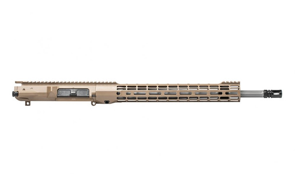 Aero Precision M5 18" .308 SS Fluted Complete Upper Receiver with 15" ATLAS S-ONE Handguard - Cerakote FDE