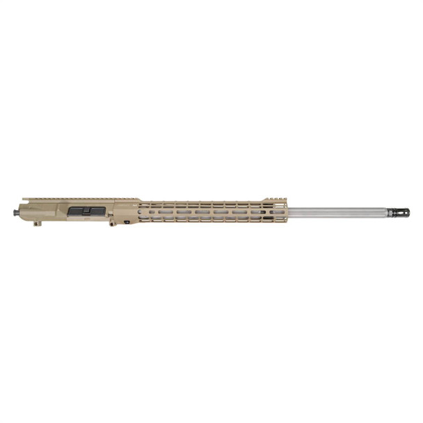 Aero Precision M5 Complete Upper, 24" 6.5 CM SS Fluted BRL ATLAS S-ONE 15" M-LOK HG - FDE Cerakote