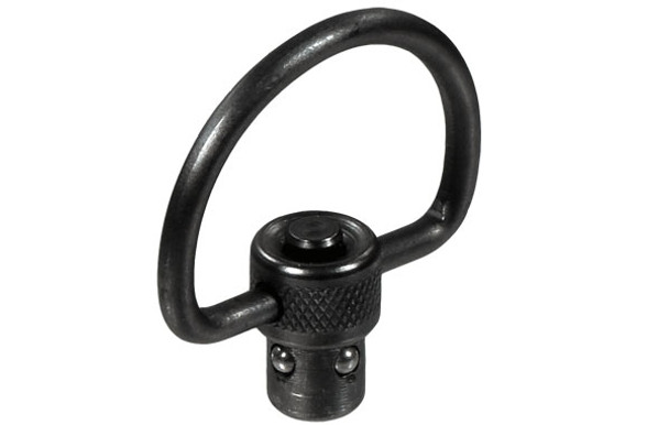 UTG Push Button QD Sling Swivel, 1.25" C-Shape Loop