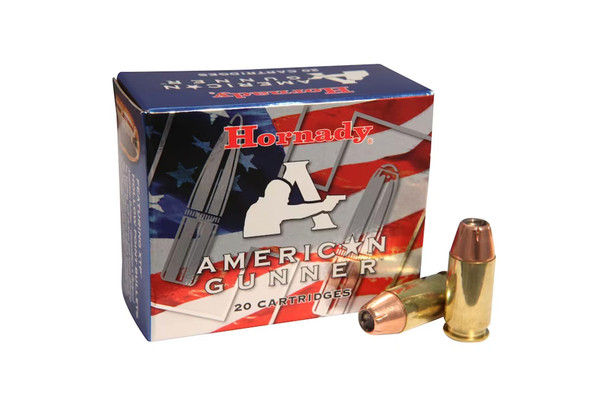 Hornady American Gunner 45 Auto 185 GR XTP JHP Handgun Ammo - 20 rounds