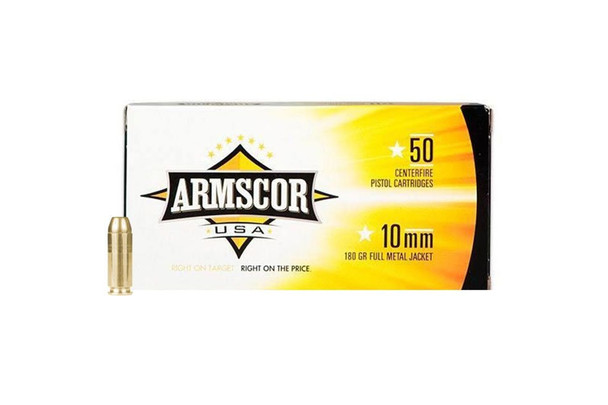 Armscor 10mm FAC10-2N 180 Grain FMJ Ammo - 1000 round case