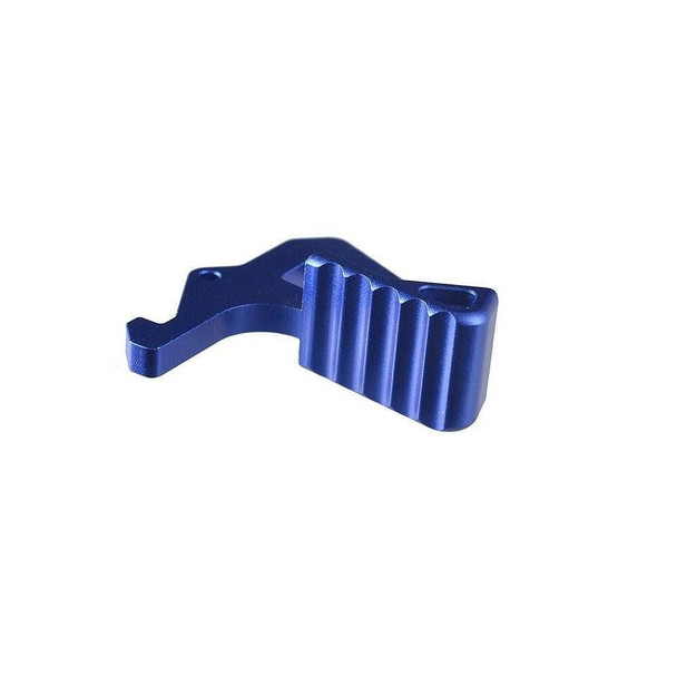 STRIKE INDUSTRIES Strike Industries Extended Charging Handle Latch - Blue, Charging Handle Latch, Strike Industries Parts, AR 15 Parts, Blue AR 15 Parts, Colored AR 15 Parts