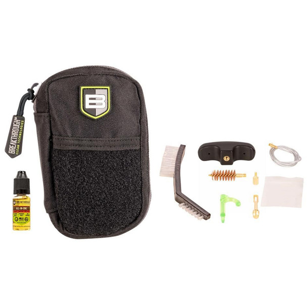 Breakthrough Clean Technologies Badge Series - 12G Pull Through Cleaning Kit With Molle Pouch