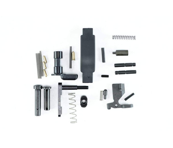 DIRTY BIRD INDUSTRIES AR 15 Lower Parts Kit Minus FCG and Pistol Grip, AR 15 Lower Parts Kit, AR 15 Lower Parts, AR 15 Lower Kit, AR 15 Parts, AR15 Parts, AR 15 Accessories, Best AR 15 Lower Parts Kit, AR 15 LPK, American Made AR 15 LPK