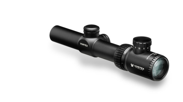 Vortex Crossfire II 1-4x24mm 30mm Tube SFP V-Brite MOA Rifle Scope, Black