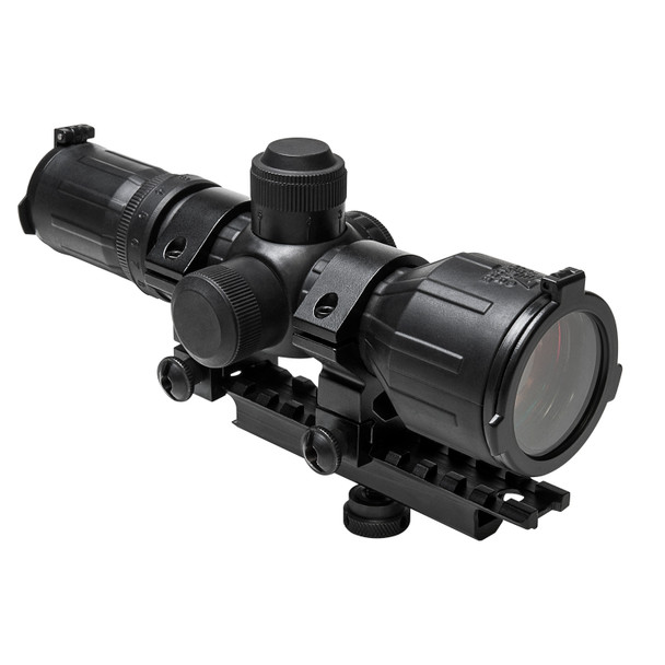 NcSTAR AR Combo/Carry Handle Adapter/3-9X42 Rubber Compact Riflescope