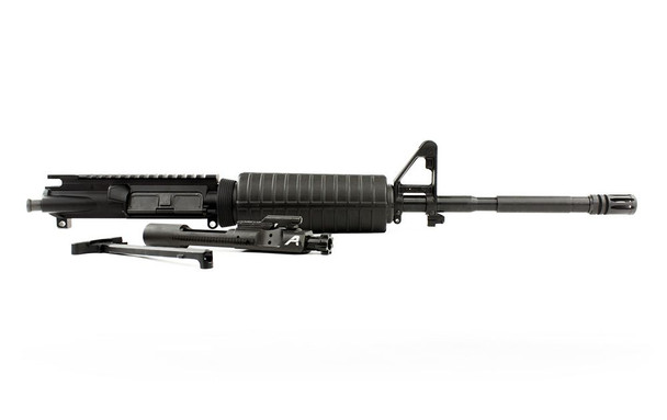 Aero Precision AR15 Complete Upper 16" 5.56 Carbine Barrel w/ Pinned FSB M4 Handguard (Includes BCG & CH)