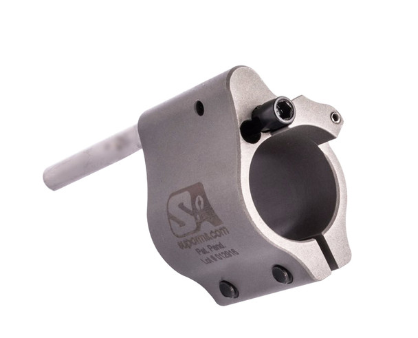 Superlative Arms .625 Adjustable Gas Block - Clamp On - Stainless Steel