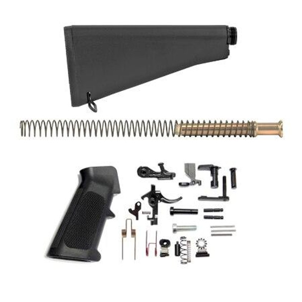 BLACK RIFLE DEPOT M16A1 Lower Build Kit, AR 15 Lower Build Kit, AR 15 Lower Kit, AR15 Lower Build Kit, AR 15 Lower Parts, AR 15 Lower Receiver Parts, AR15 Kit, AR 15 Kit, Best AR 15 Lower Build Kit, American Made AR 15 Lower Build kit