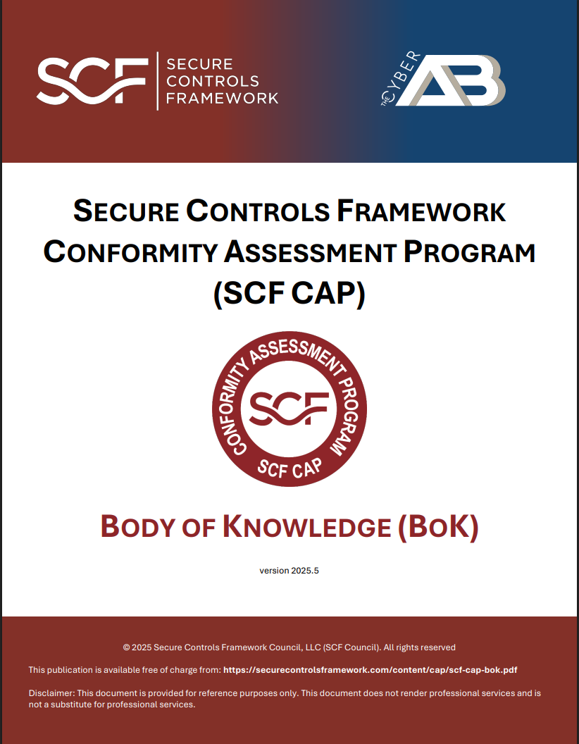 SCF CAP Cyber AB body of knowledge