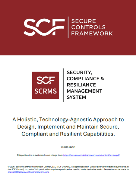 Security, Compliance & Resilience Management System (SCRMS) Download