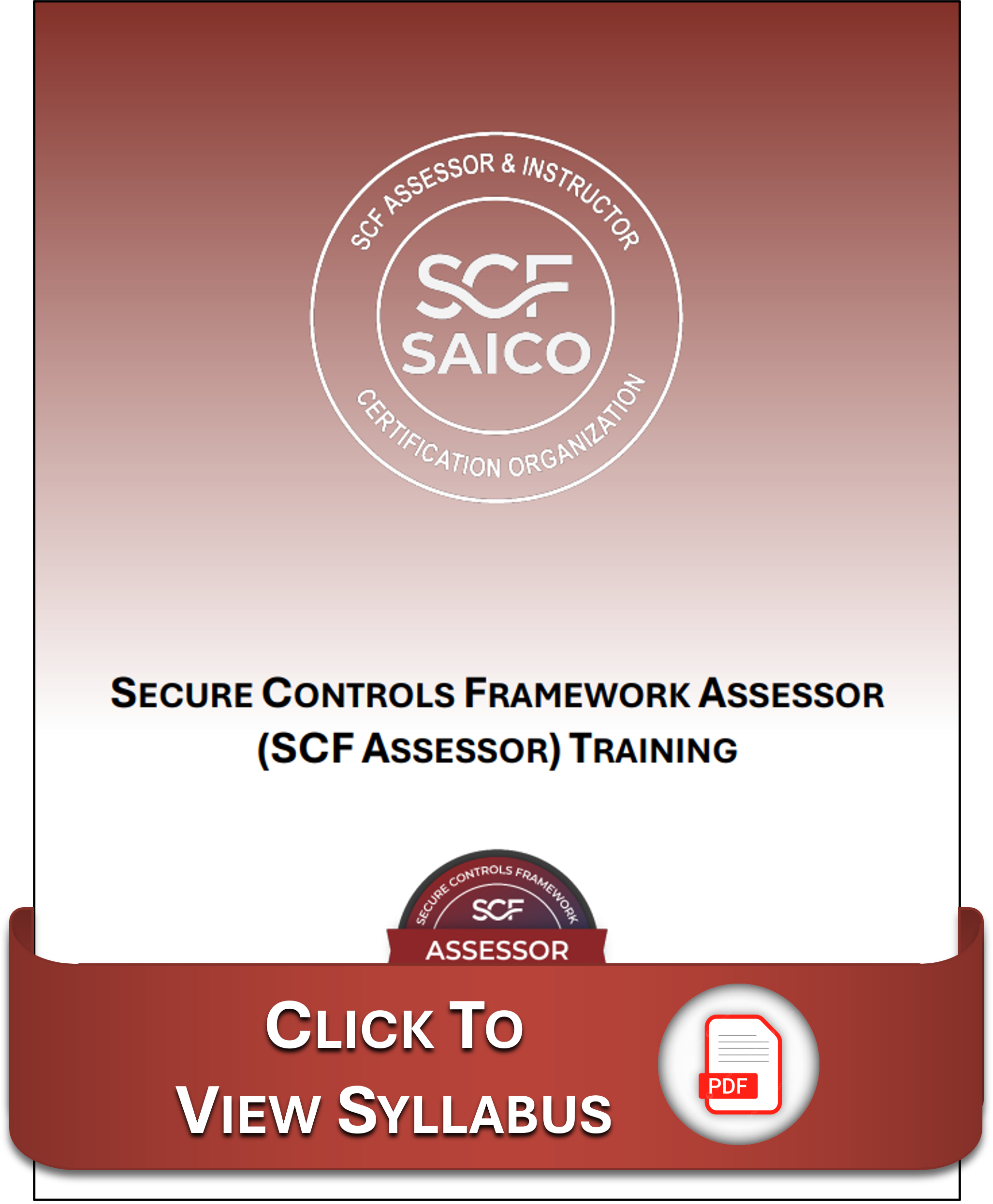 SCF Assessor Syllabus