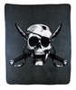 CUTLASS CROSSBONES 50X60IN BLANKET POLAR FLEECE