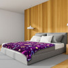 MOON & STARS (PURPLE) SOFT PLUSH 50X60IN BLANKET