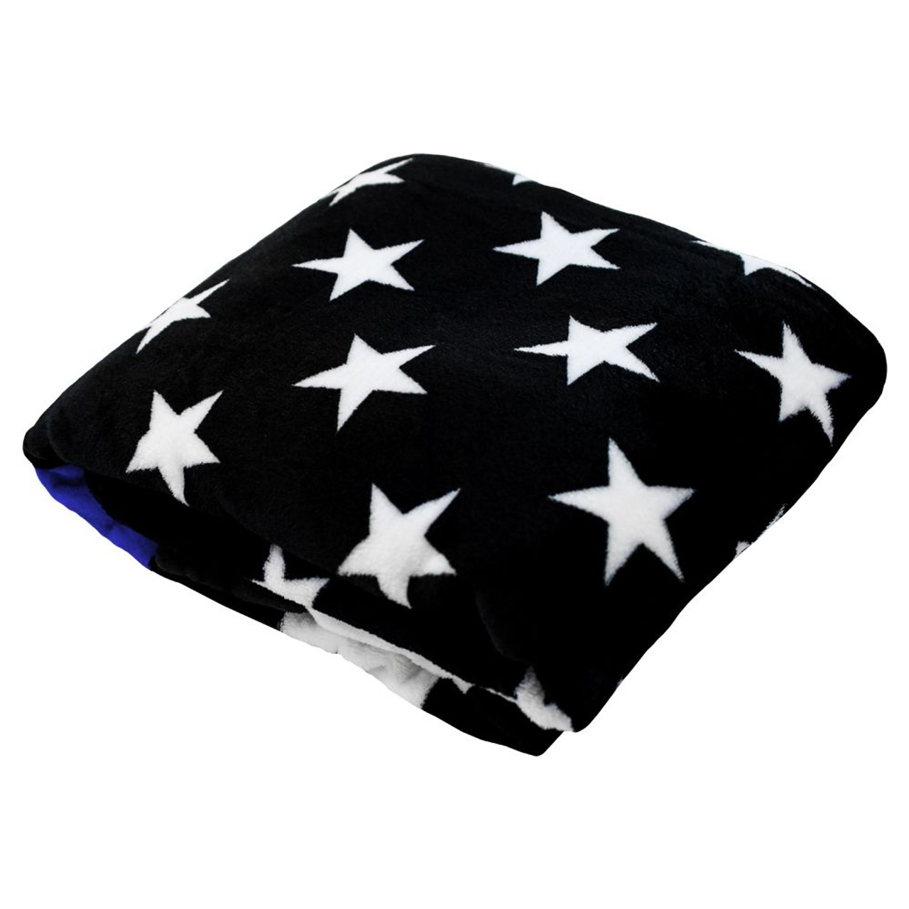 THIN BLUE LINE SOFT PLUSH 50X60IN BLANKET