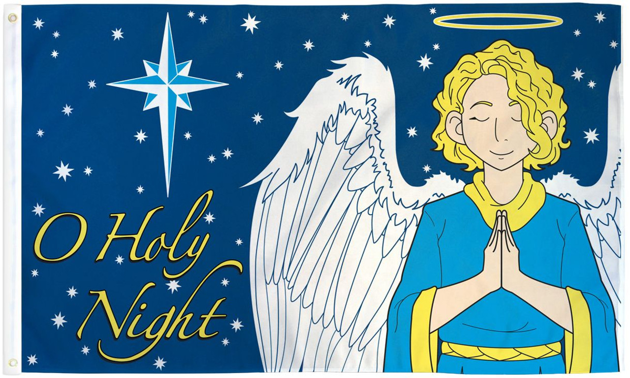 O Holy Night Flag 3x5ft Poly