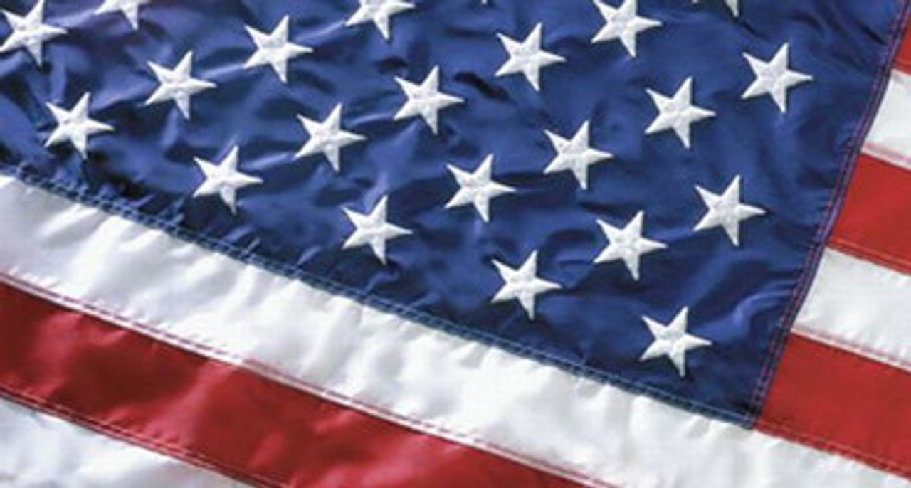 US American Flag - POLYWAVEZ® 2-PLY POLYESTER OUTDOOR (Industrial and Institutional Use)