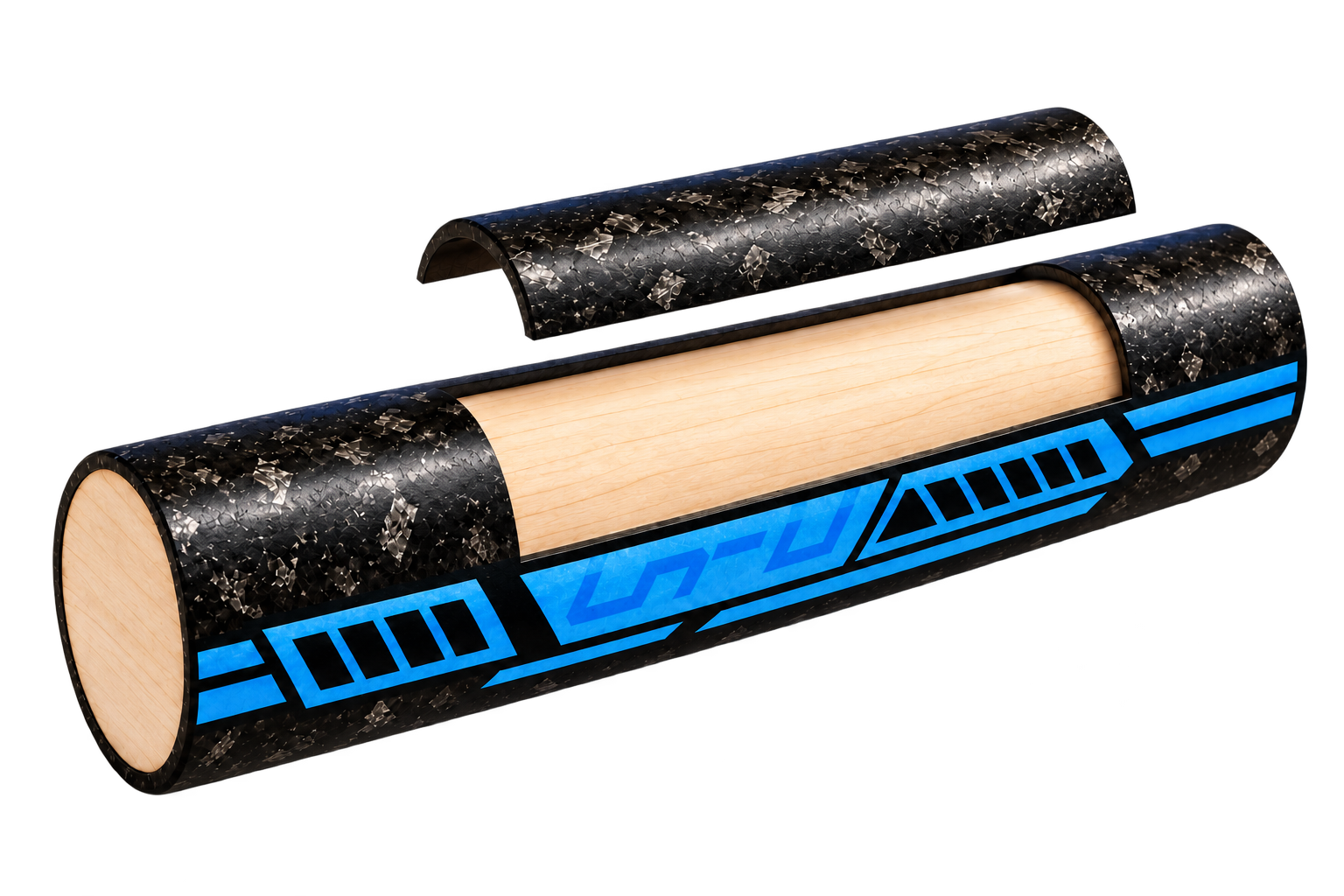 Energy maple core and forged-carbon body cutaway
