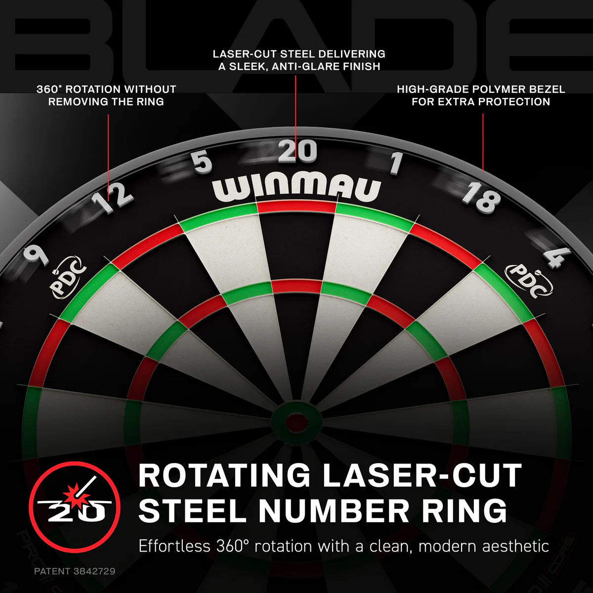 Winmau Blade X – Official PDC Dartboard