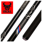 Bull Carbon Bull Breaker Gun Metal Break Cue with Multi-Zone Sport Grip Wrap