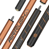 Predator Tiger Eye Sport Wrap Air Rush jump cue — segmented component overview