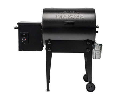 Traeger Tailgater wood pellet grill.