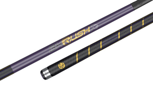 Predator Purple BK Rush Break Cue & Predator Purple Air Rush Jump Cue - With Wrap