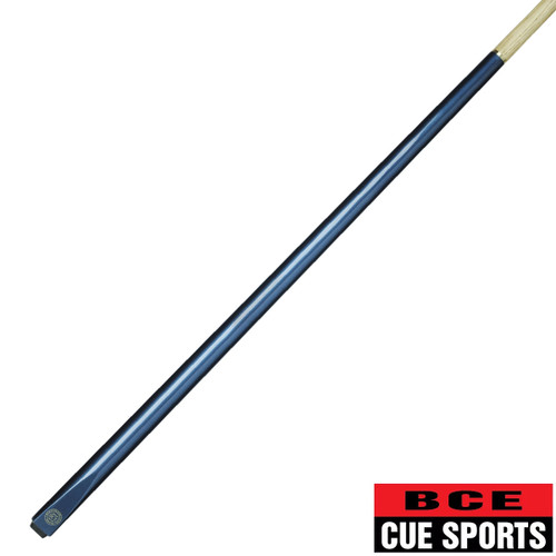 BCE Extreme Blue ER.60 Snooker Cue — assembled metallic blue cue
