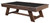 A modern yet rustic looking pool table.
