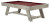 Legacy Barren Outdoor Pool Table with red coloured felt finish and light coloured tropical solid hardwood construction.