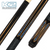 Koda 6 Point Black Pool Cue with Low Deflection Shaft