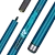 Predator Bk Rush Break Cue Teal - No Wrap