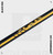 Black Egg II Black cue butt graphic detail