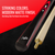 Dufferin Aggressor Red Snooker Cue — joint/butt closeup with supplier headline
