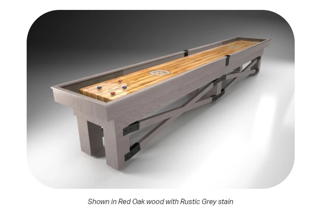 Championship Rustic Shuffleboard Table