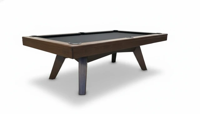 Luxx pool table by CANADA BILLIARD with a black felt top.