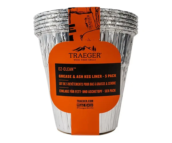 Traeger EZ-Clean Grease & Ash Keg Liner 5-Pack