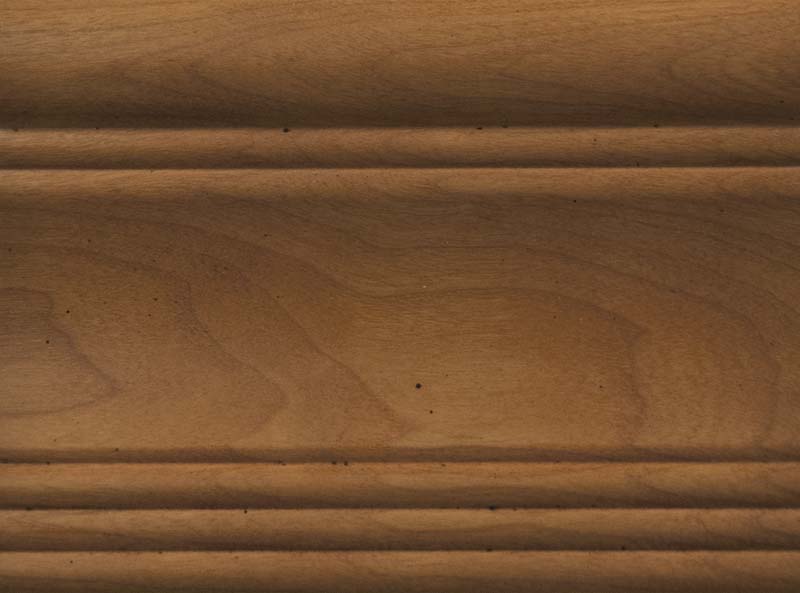 Olhausen pool table wood finish sample - Matte natural on cherry.