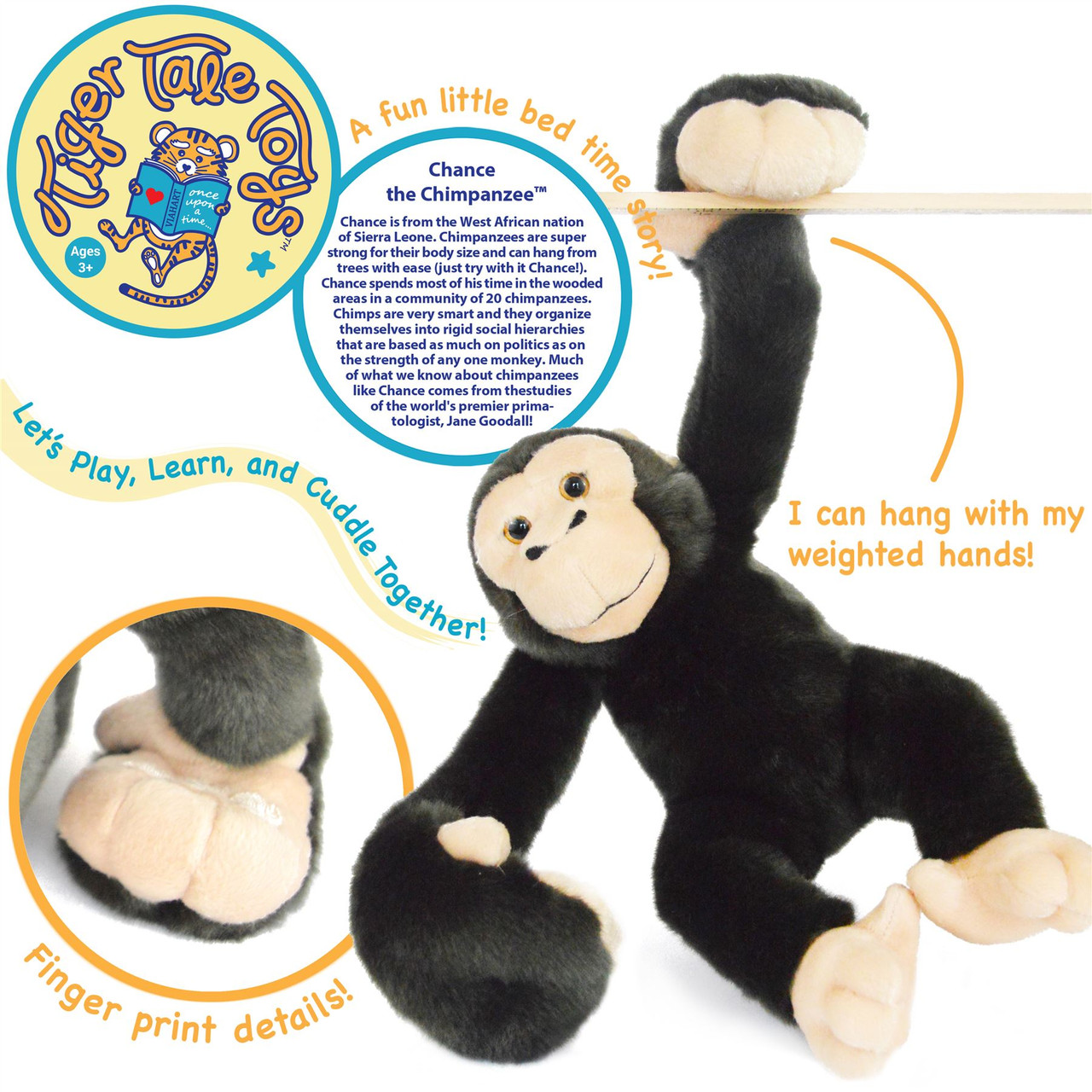 chimp soft toy