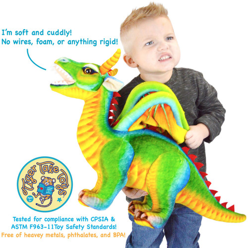 Drevnar the Dragon | 26 Inch Stuffed Animal Plush | By Tiger Tale Toys