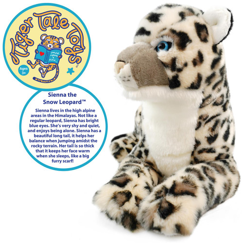 Sienna the Snow Leopard | 30 Inch Stuffed Animal Plush | By Tiger