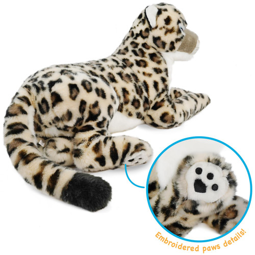 Sienna the Snow Leopard | 30 Inch Stuffed Animal Plush | By Tiger