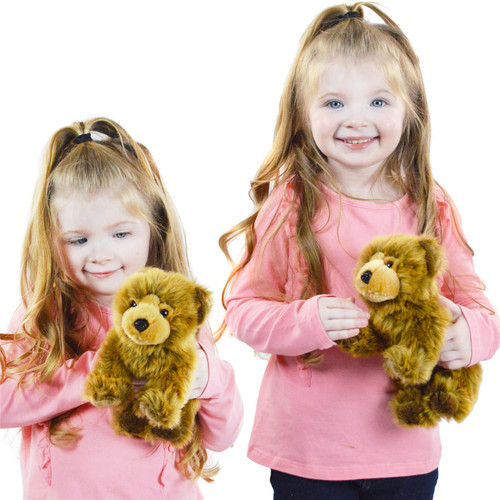 Borya the Baby Brown Grizzly Bear | 9 Inch Realistic Looking Stuffed ...