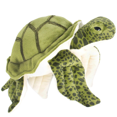 Turquoise the Green Sea Turtle | 9 Inch Tortoise Stuffed Animal Plush | By  Tiger Tale Toys