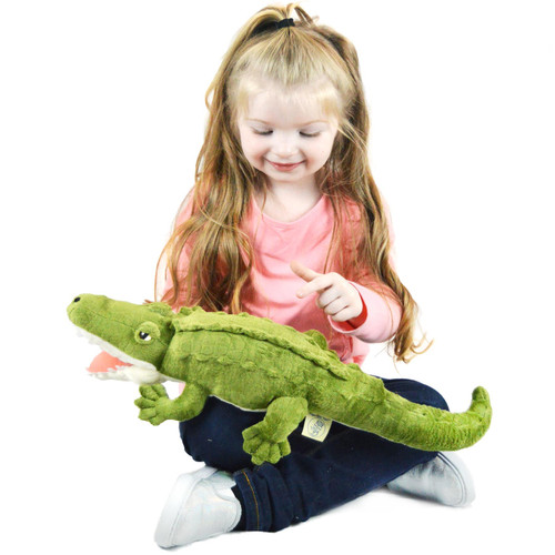 Carioca the Crocodile | 13 Inch Large Alligator Stuffed Animal Plush | By  Tiger Tale Toys