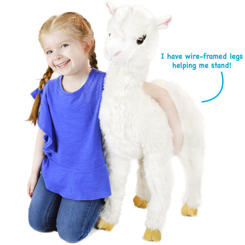 giant stuffed llama over 3ft tall