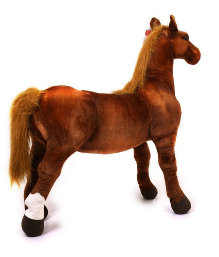 life size plush horse