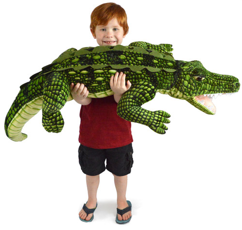 big stuffed alligator