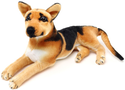 Gretchen the German Shepherd, 12 Inch (Not Including Tail Measurement!)  Stuffed Animal Plush Dog