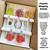 Product descriptive photo with five glossy brightly colored hard candy lollipops in clear bags with twist ties each sitting in a custom cardboard shipping tray inside of a shipping box.